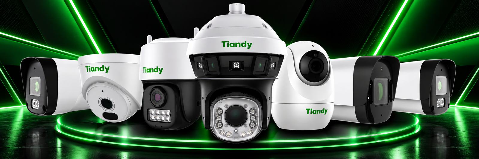 Cámaras Tiandy panorámicas